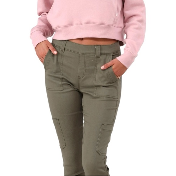 NWT No Boundaries Size XS (0-2) High Rise Pull-On Cargo Utility Skinny Jeggings - Picture 3 of 6